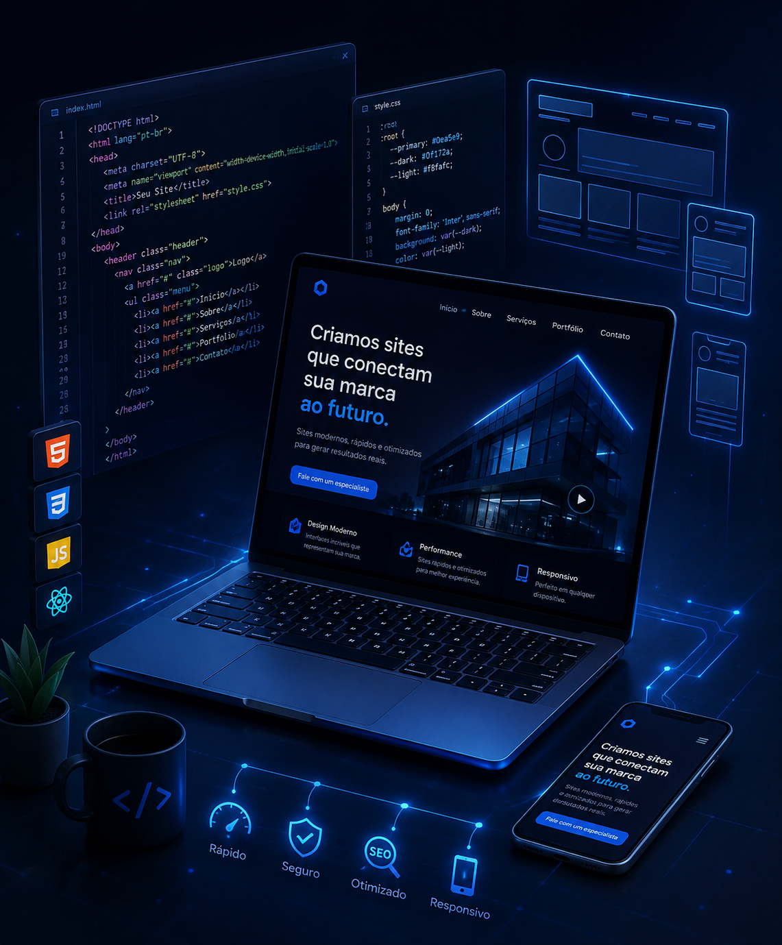 Desenvolvimento de site profissional